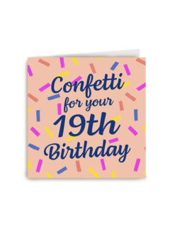 confetti for your 19th birthday