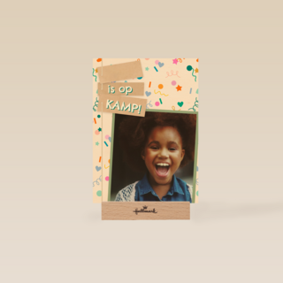 Op Kamp Fotokaart Confetti
