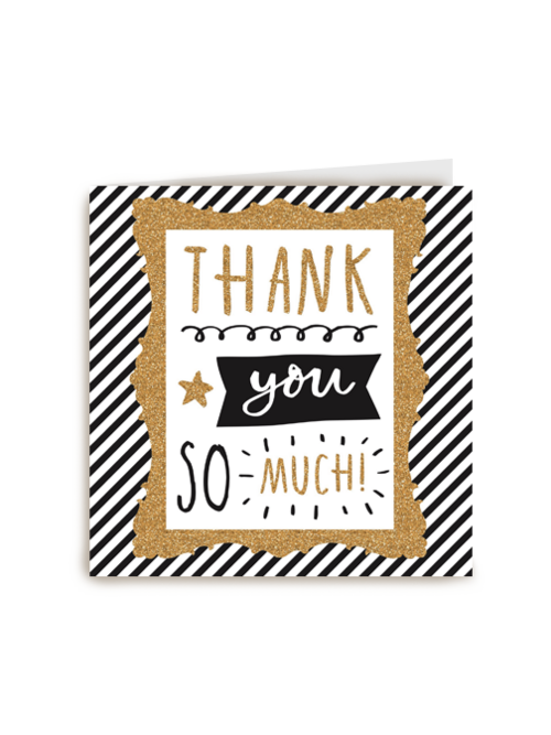 Kaart | Hallmark | Bedankt | Thank Thank Thank You Much