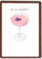 Verjaardagskaart cocktail sip sip hooray