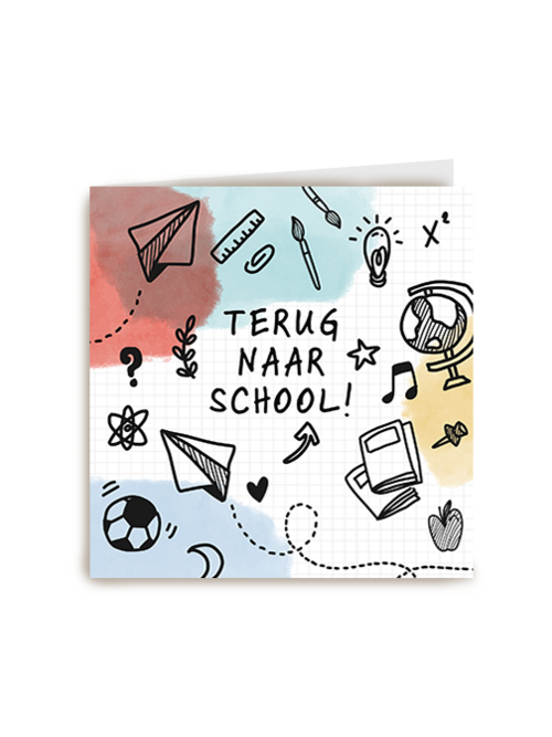 Kaart Hallmark | Back To School | Back To School Terug Naar School