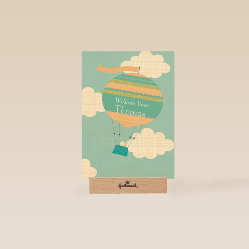 luchtballon wolken