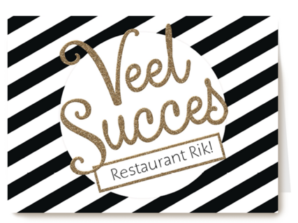 veel succes strepen