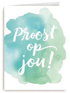 watercolor proost op jou