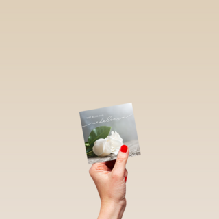 Condoleance medeleven witte roos