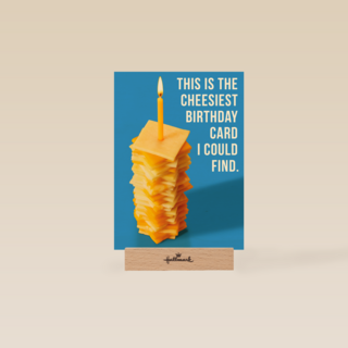 The cheesiest card I could find