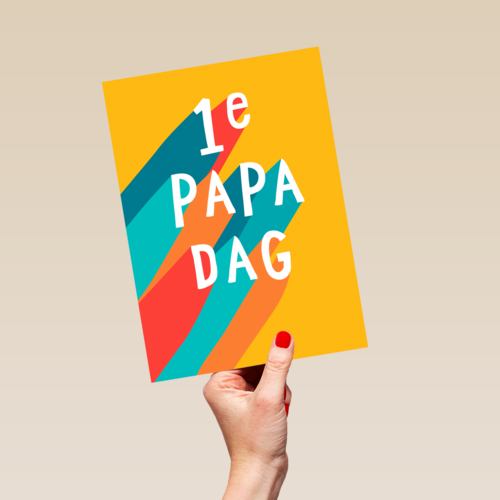 vaderdag kaart hip 1e papa dag