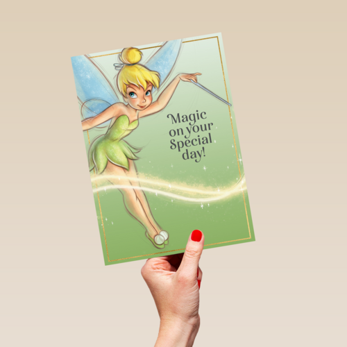 Disney verjaardagskaart Tinkerbell