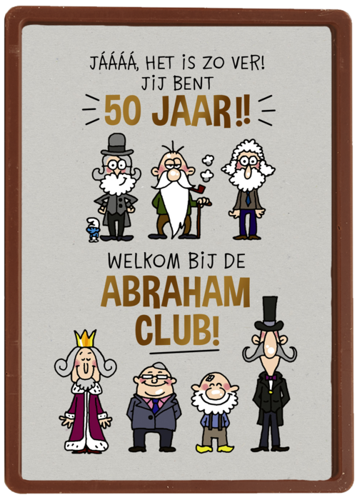 Verjaardagskaart Hallmark | 50 Jaar Welkom Bij De Abraham Club