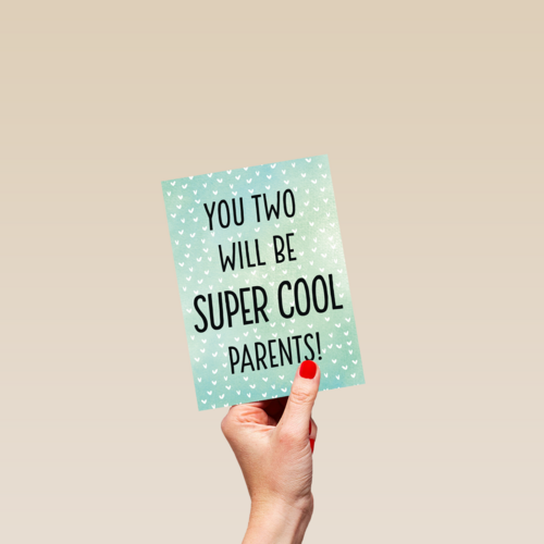zwanger you two will be super cool parents