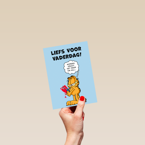 Garfield viert vaderdag