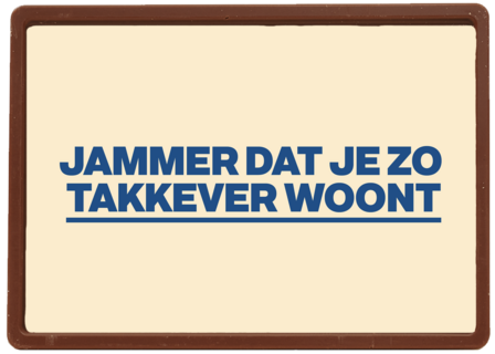 verhuizing kaart jammer dat je zo takkever woont