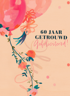 60 jaar getrouwd gefeliciteerd ballonnen