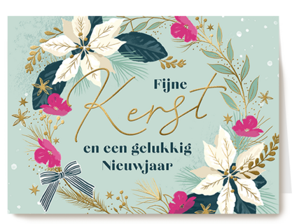 Fijne Kerst En Gelukkig Nieuwjaar Krans