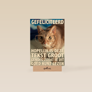 verjaardag vrouw grappig tekst groot genoeg kaart