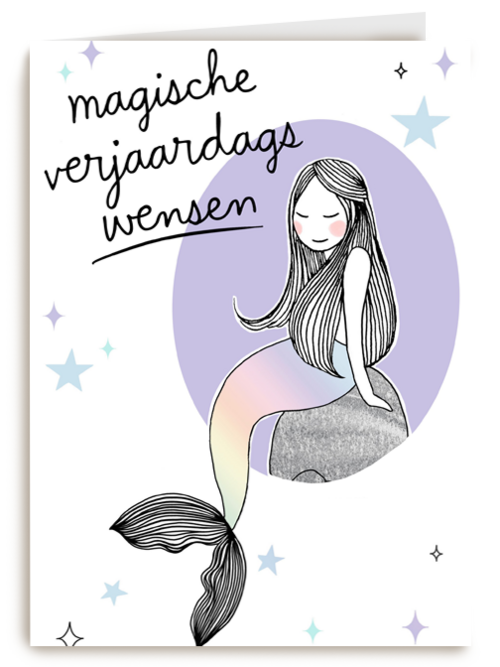 Verjaardagskaart Hallmark | Magische Verjaardagswensen Met Een Zeemeermin