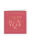 nieuwjaarskaart hip gouden letters happy new year