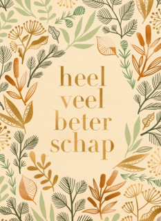 Heel veel beterschap floral