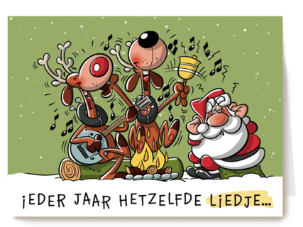 Ieder jaar het zelfde liedje