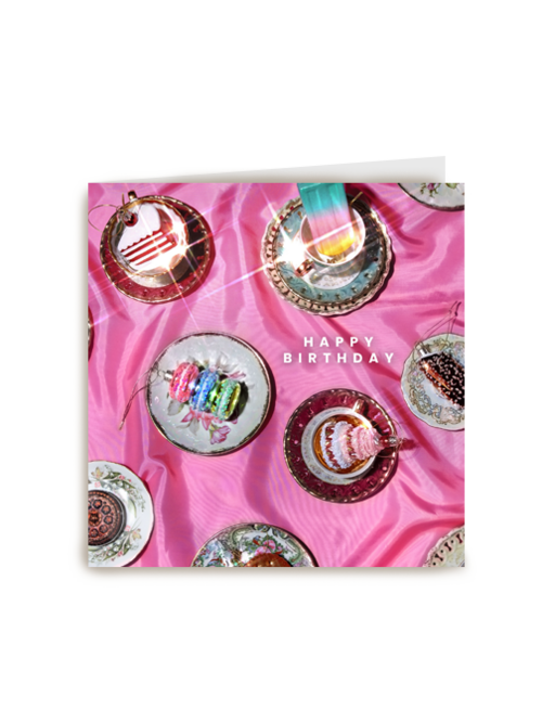 Vondels happy birthday kerst roze