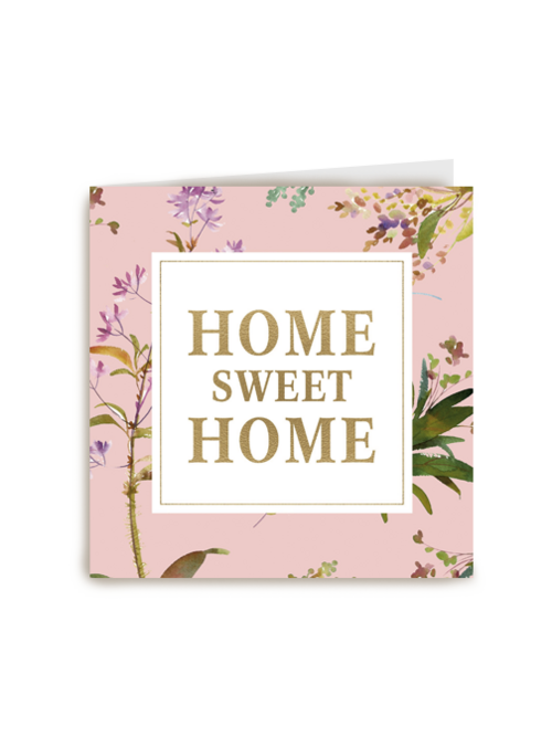 botanical kaart home sweet home