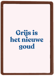 verjaardag kaart andc grappig grijs is het nieuwe goud
