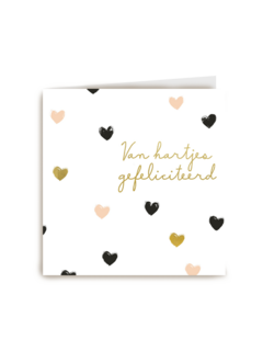 van hartjes gefelciteerd