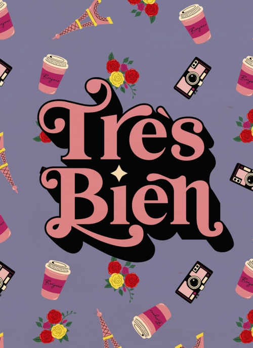 Houten Kaart | Tres Bien Emily In Paris