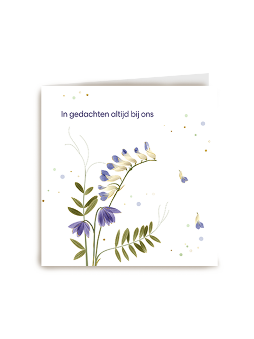 Kaart Hallmark | Condoleance Kaarten | Turnowsky In Gedachten Bij Ons
