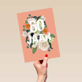 boeket voor zestig jaar
