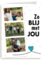 fotokaart zo blij met jou