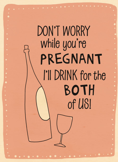 Houten Kaart Zwangerschap Felicitatie | Houten Kaart Hallmark | Zwangerschap Felicitatie | Dont Worry While Youre Pregnant