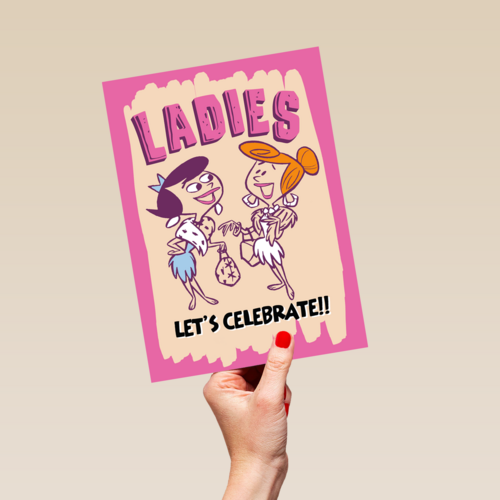 flintstones wilma and betty celebrate