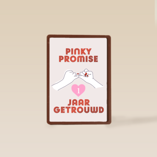 Pinky Promise 1 jaar getrouwd