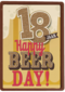 verjaardag leeftijden happy beer day 18