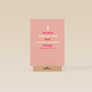 moederdag kaart hip totally rocking this moederhood thing