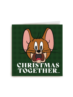 Grappige kerstkaart tom and jerry