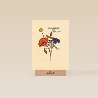 Bedankt bloemen dankjewel