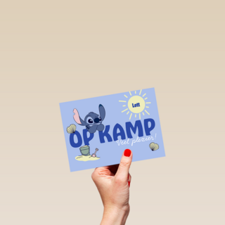 Stitch Op Kamp Plezier 