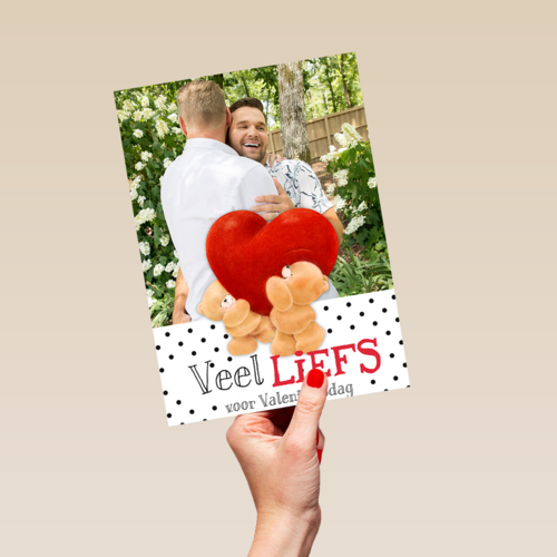 valentijn forever friends fotokaart veel liefs
