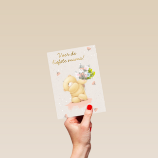 moederdag kaart forever friends voor de liefste mama