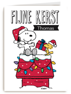 kerstkaart fijne kerst thomas