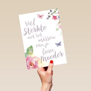 veel sterkte met het missen van je lieve moeder