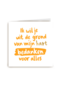 bedankt kaart ik wil jullie bedanken voor alles
