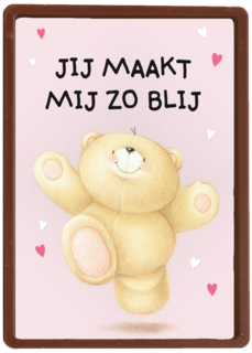 valentijnskaart klassiek forever friends jij maakt mij zo blij
