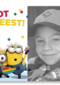 het is feest een groot feest want jij bent jarig fotokaart
