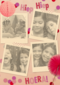 4 fotos roze slingers