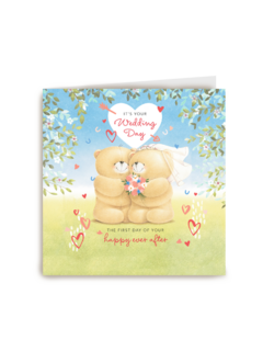 Pas getrouwd kaart 2 Forever Friends beren