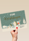 Kerstkaart Winnie de Poeh kerstorkest