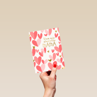 moederdag kaart klassiek voor mijn allerliefste mama